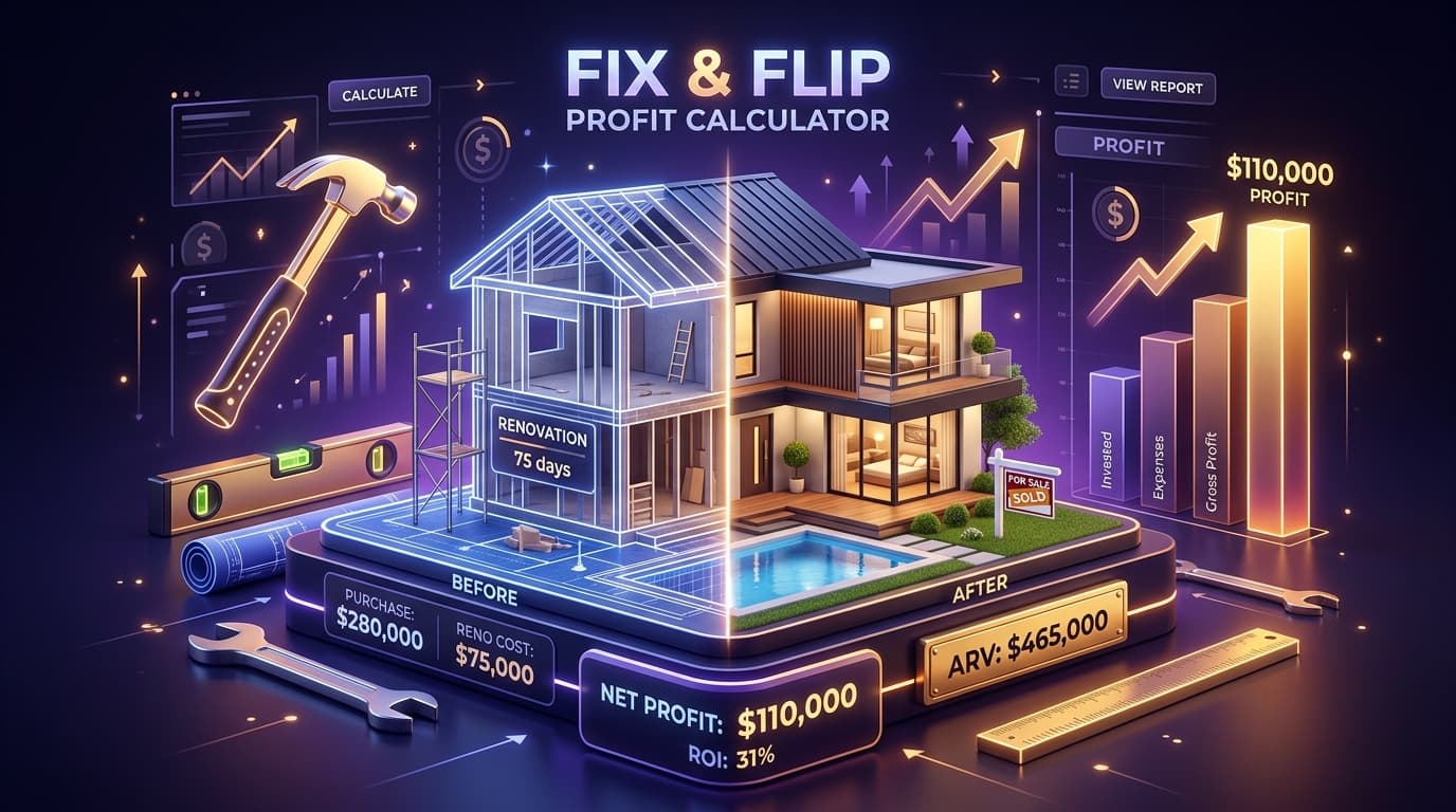 Fix & Flip Ingatlan Kalkulátor