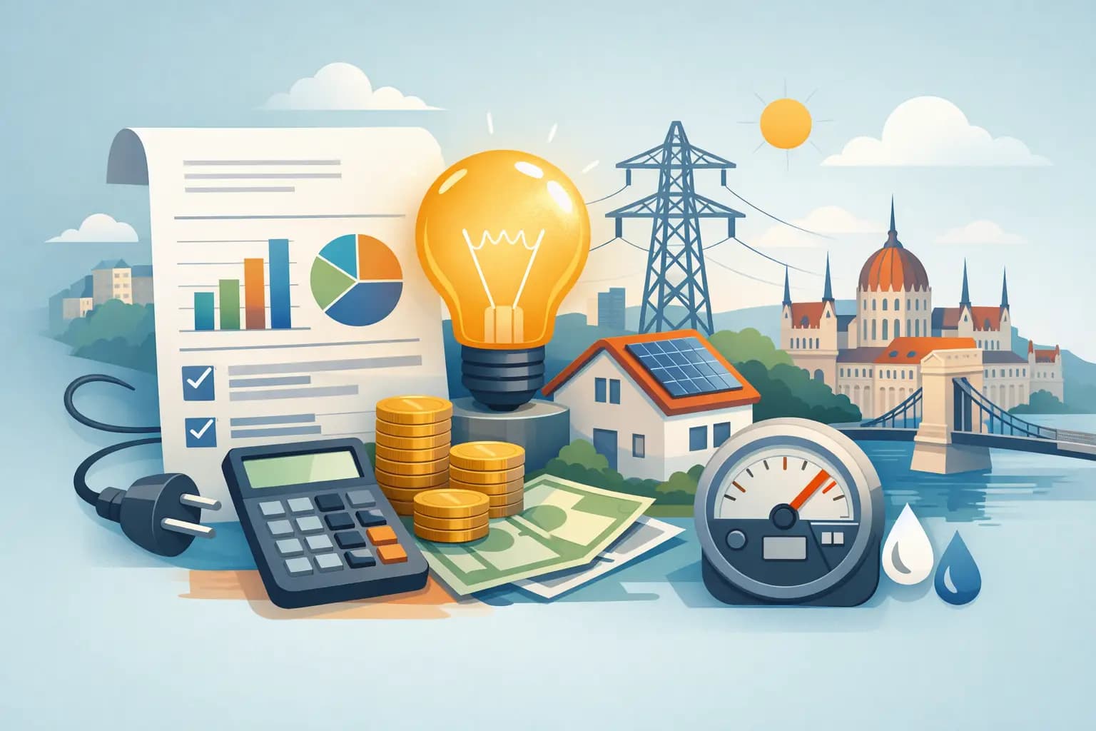 Áramszámla (Villamos energia): mit fizetünk?