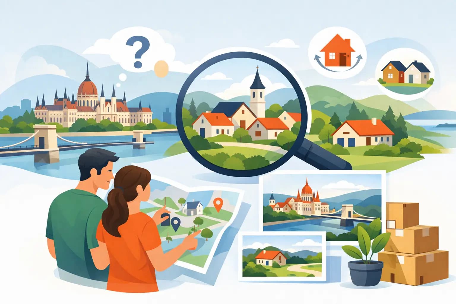 1. Település kiválasztása költözés előtt
