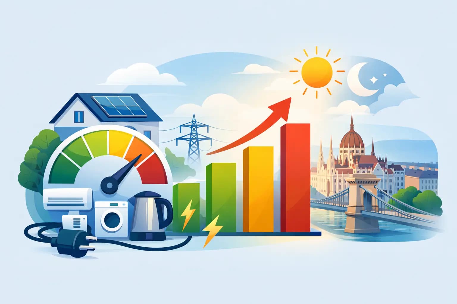Áramfogyasztás (kWh / hó) - mi számít soknak?